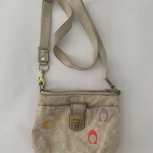 Coach brand cross body purse